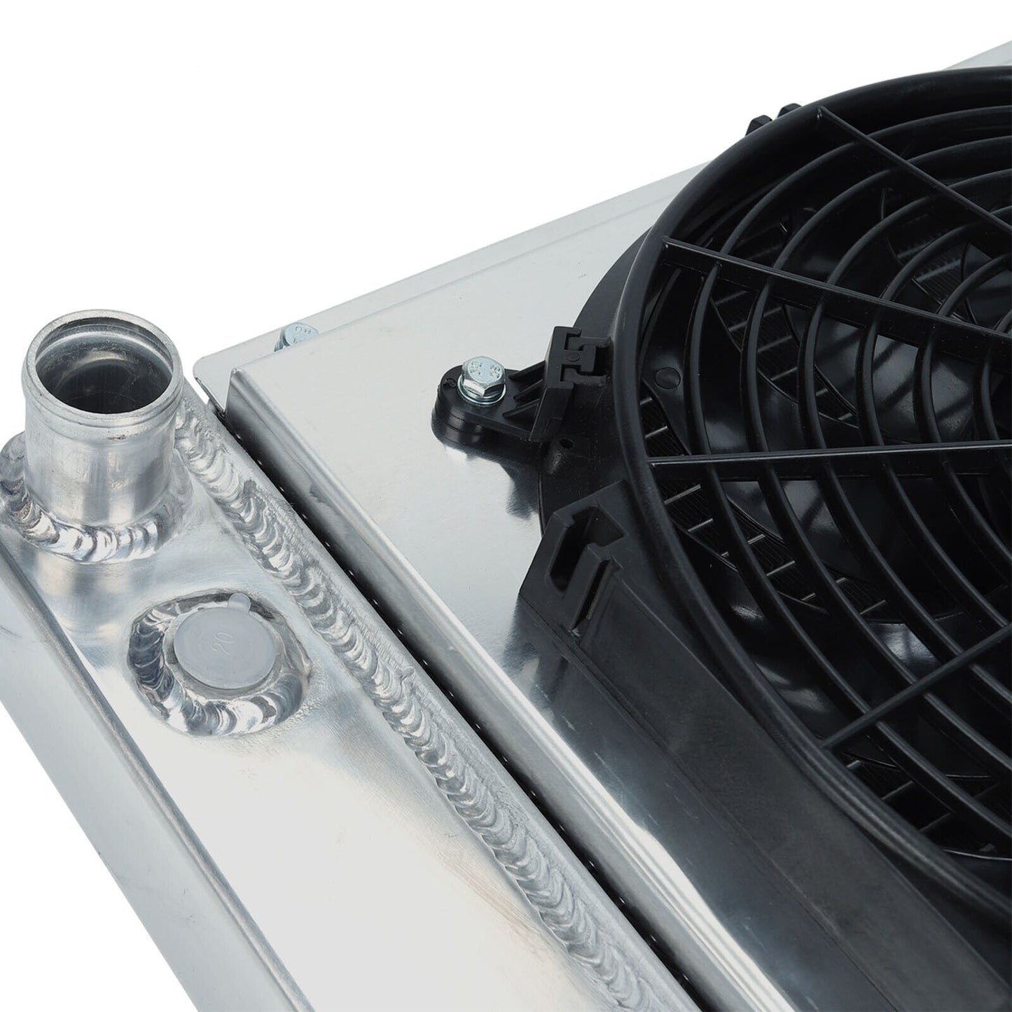 Radiador de Aluminio 3 Filas Chevrolet S10 Blazer Sonoma 4.3 1996-2005 V6 - Radiador Alto Rendimiento Ventiladores incluidos