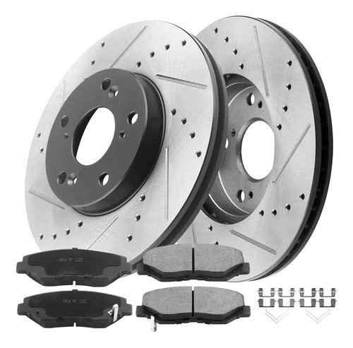 Discos Freno Ventilados Honda Civic 2006 A 2011 Delanteros
