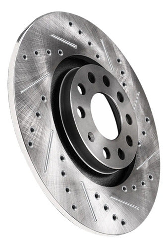 Discos Freno Trasero Ranurados Audi A3 Vw Golf Jetta