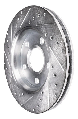 Kit Frenos Discos Perforados Toyota Tundra Sequoia 2007-2022