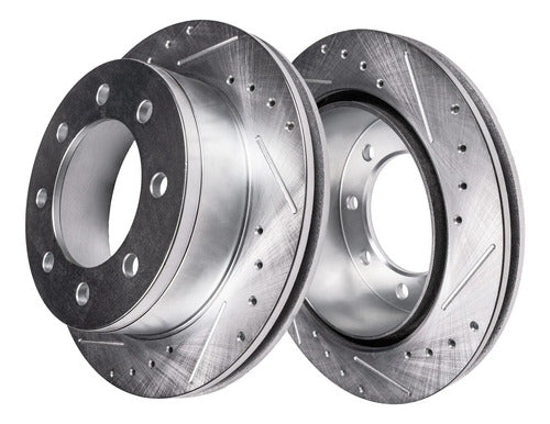 Kit Frenos Discos Ranurados Dodge Ram 2500 3500 2009-2018