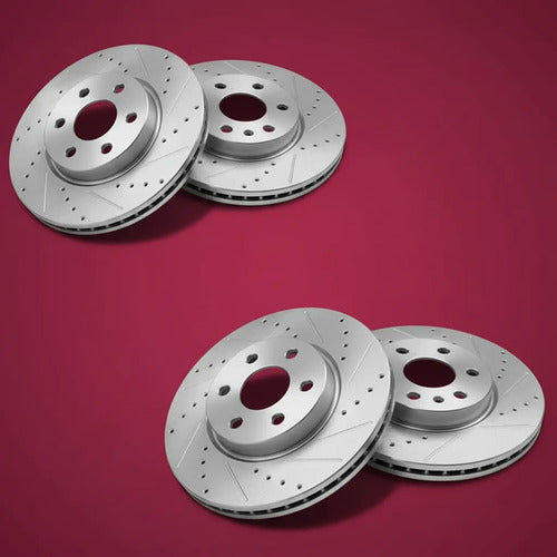Discos Freno Ranurados Perforados Chevrolet Camaro 2016-2020