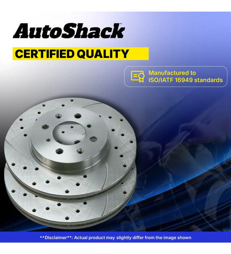Discos Freno Delantero Toyota Tacoma 2005-2023 Ranurados