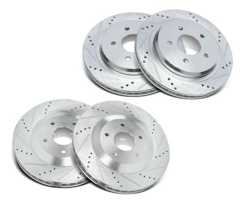 Discos Freno Perforados Chevrolet Corvette Cadillac Xlr