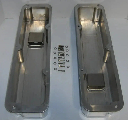 Tapas de Punterías Aluminio Altas Con Aletas Fabricadas Ford FE 352 360 390 428
