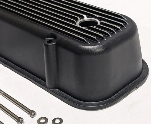 Tapas de Punterías Aluminio Altas Con Aletas Con Respiradero BBC Chevrolet GMC 396 427 454