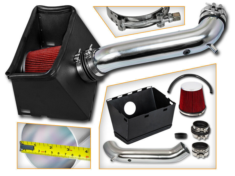 Cold Air Intake Filtro de Aire Deportivo Alto Flujo Dodge Ram 4.7 5.7 V8 2002-2008 Aumento Potencia HP