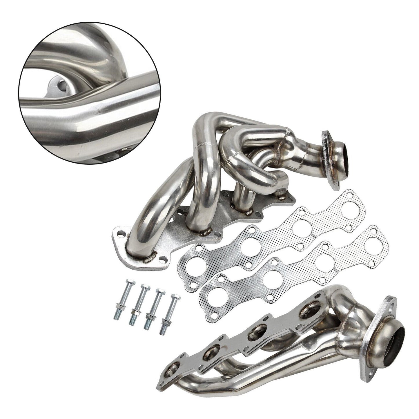 Headers Ford F150/F250/Expedition 5.4L 1997-2003 V8 - Colectores Deportivos Acero Inoxidable