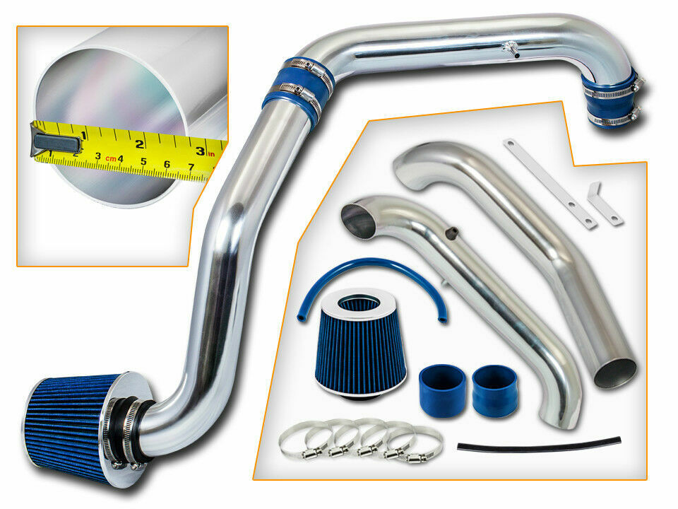 Cold Air Intake Filtro de Aire Deportivo Alto Flujo Honda Civic 1.6 1996 A 2000 Aumento Potencia HP Intake Largo