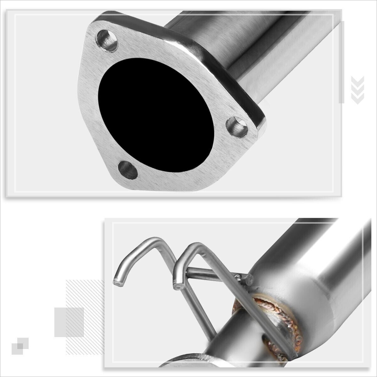 Catback Tuberia Escape Honda Civic 1.8 2006-2011 Mofle N1 Resonador Deportivo Aumento Potencia Acero Inoxidable