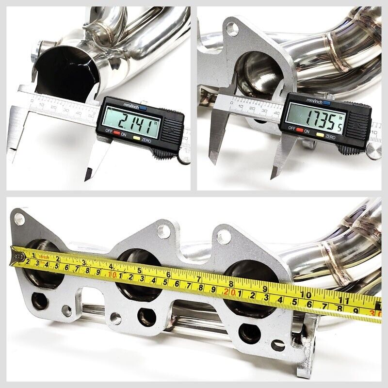 Headers Escape Toyota Tacoma Tundra V6 4.0 2012 2013 2014 2015 Deportivo Acero Inoxidable