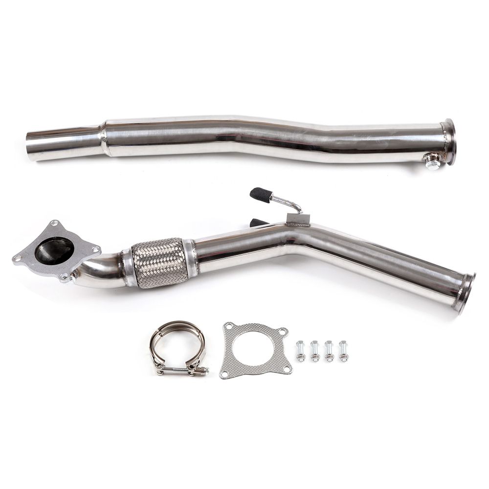 Downpipe Tuberia Escape VW Volkswagen Audi SEAT 1.8T 2.0T TSFI A3 A4 Golf MK5 MK6 TSI 2006-2014 3 Pulgadas