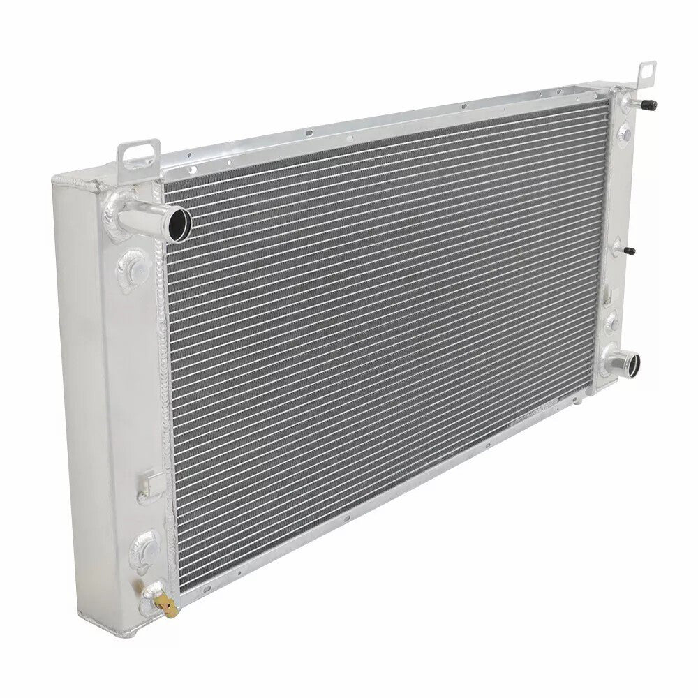 Radiador Aluminio Chevrolet Silverado Tahoe Suburban GMC Yukon Sierra 1999-2014 - 3 Filas Enfriamiento Superior
