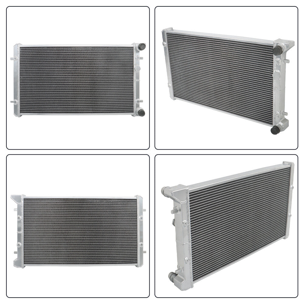 Radiador Aluminio Compatible con VW Volkswagen Golf Jetta MK4 TT 1999-2006 - 2 Filas Refrigeracion Optimizada