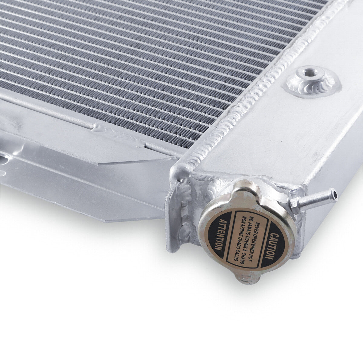 Radiador De Aluminio Ford Mustang Mercury Cougar 1971 1972 1973 - 3 Filas Restauracion Competencia