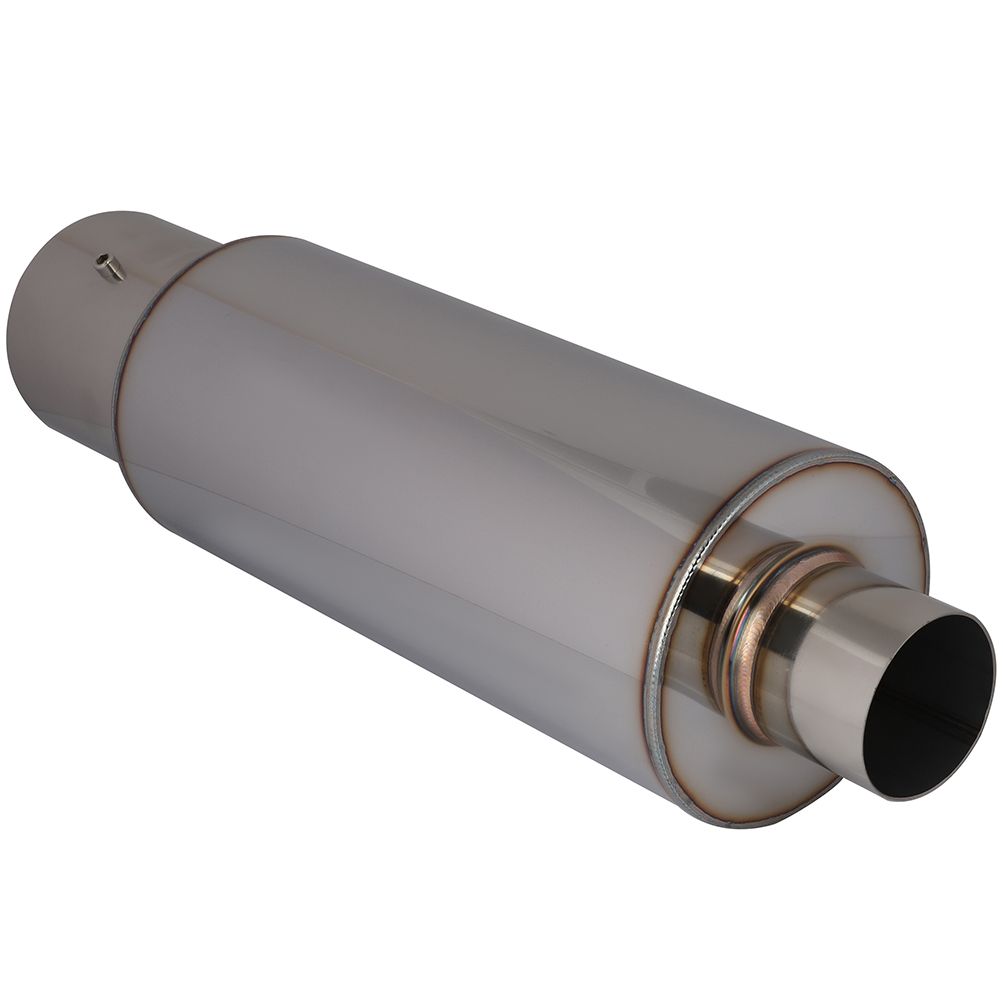 Muffler Mofle N1 Resonador Universal Deportivo 2.5 a 4 Pulgadas JDM Cromado