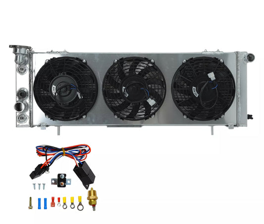 Radiador Aluminio Jeep Cherokee XJ Comanche 2.5 4.0 1984-2001 - 3 Filas refrigeración aumentada