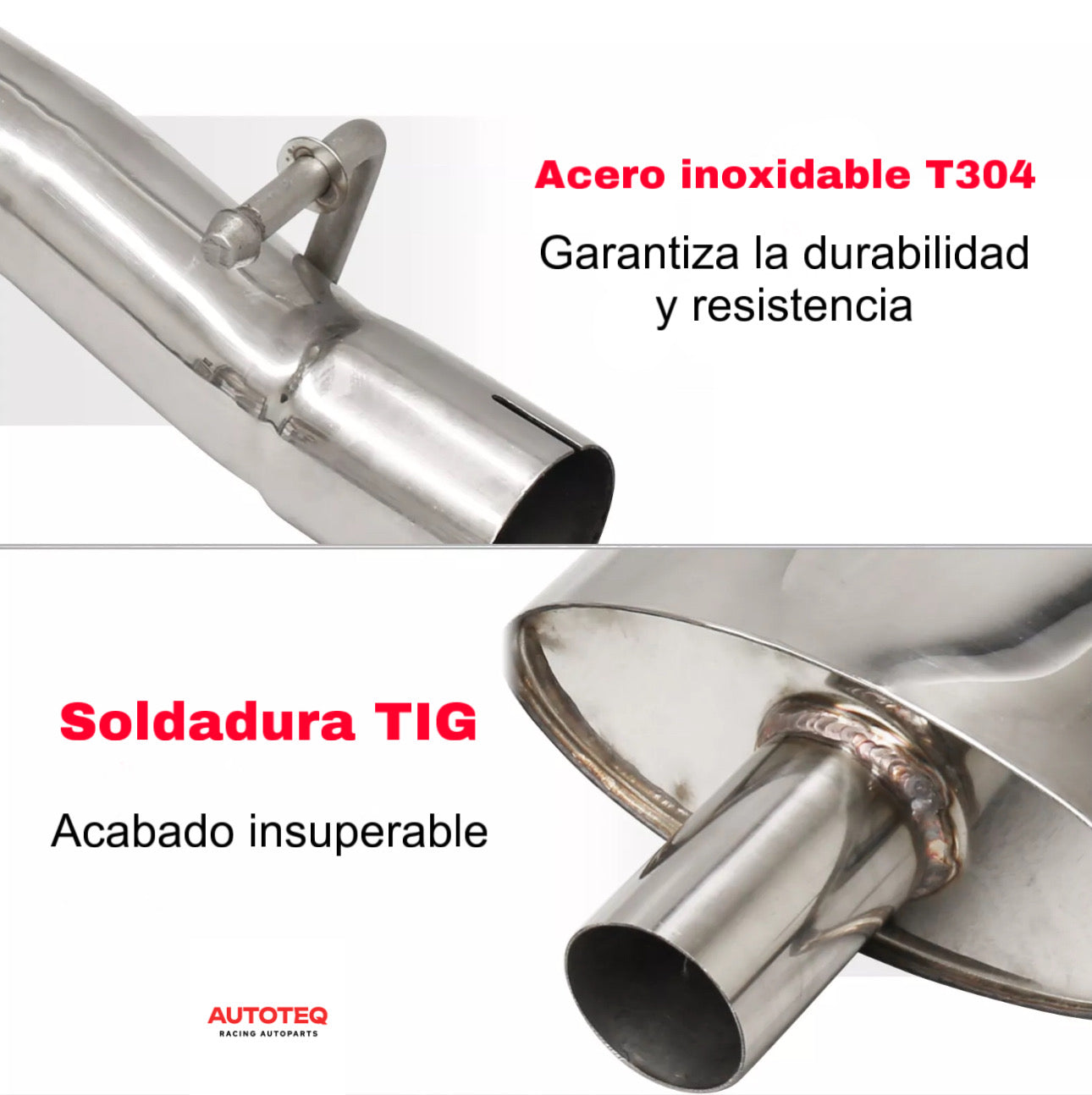 Catback Tuberia Escape Chrysler 300C 5.7 V8 2005-2010 HEMI - Tuberia Sonido Deportivo