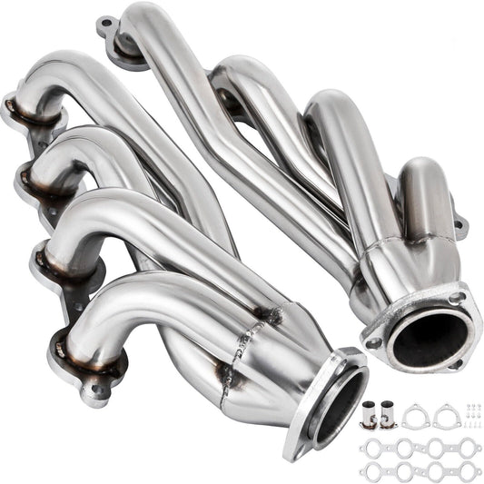 Headers Cortos Swap Conversion Chevrolet Ls1 Ls2 Ls3 Ls6 Ls7 5.0 5.3 6.0 6.2 Acero Inoxidable
