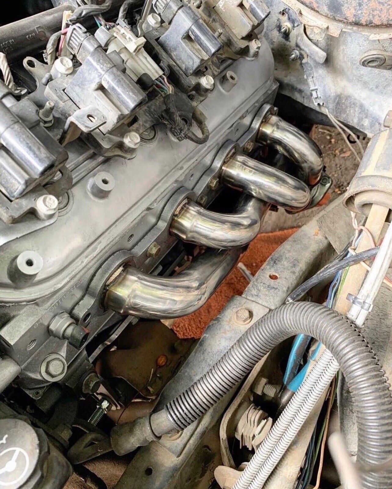 Headers Cortos Swap Conversion Chevrolet Ls1 Ls2 Ls3 Ls6 Ls7 5.0 5.3 6.0 6.2 Acero Inoxidable
