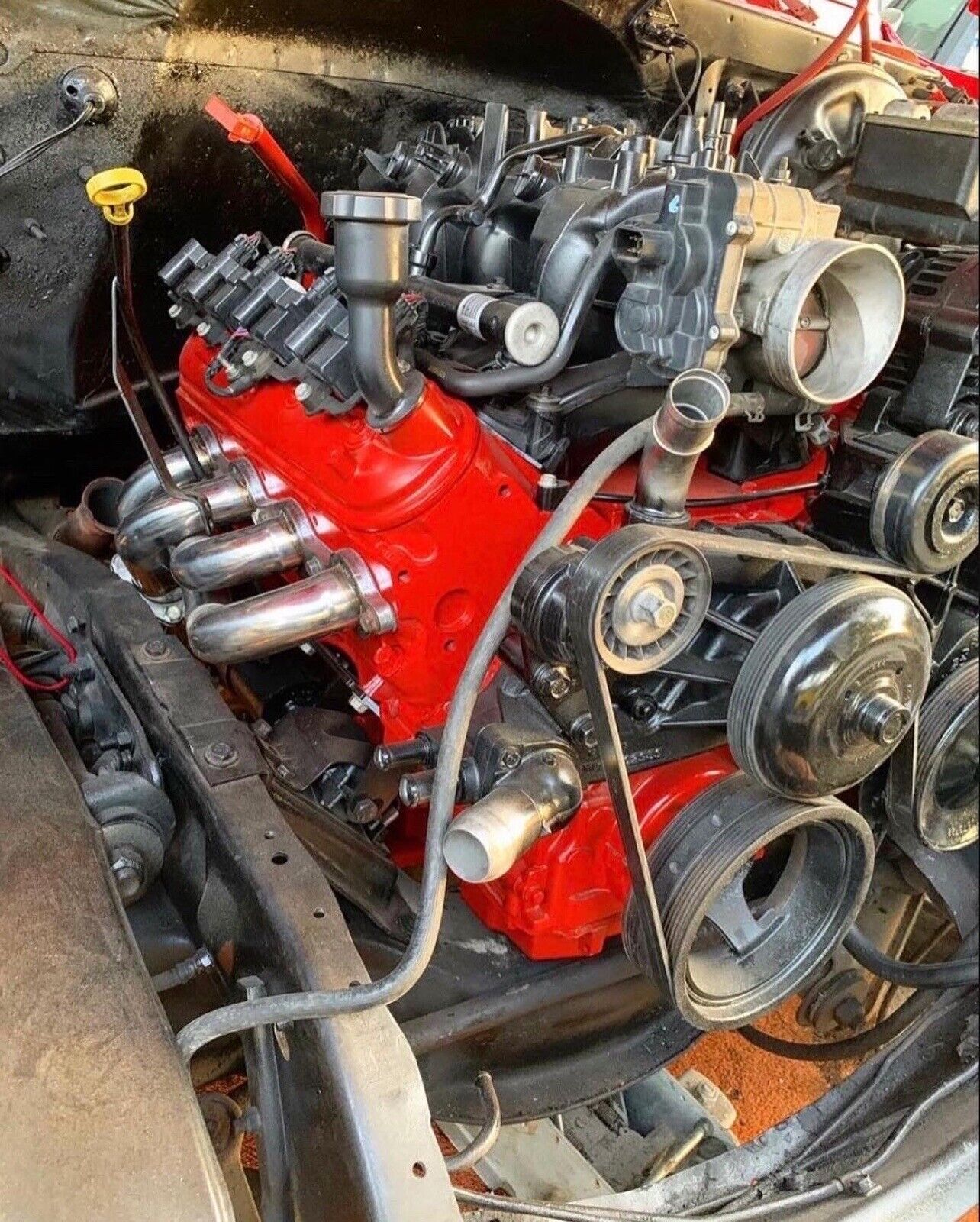 Headers Cortos Swap Conversion Chevrolet Ls1 Ls2 Ls3 Ls6 Ls7 5.0 5.3 6.0 6.2 Acero Inoxidable