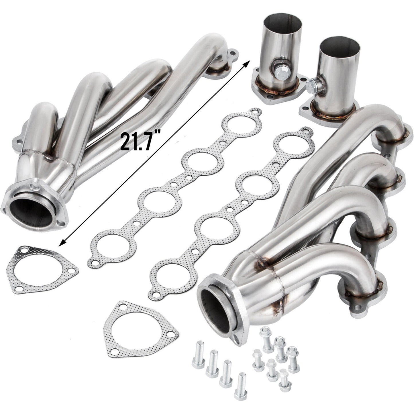 Headers Cortos Swap Conversion Chevrolet Ls1 Ls2 Ls3 Ls6 Ls7 5.0 5.3 6.0 6.2 Acero Inoxidable
