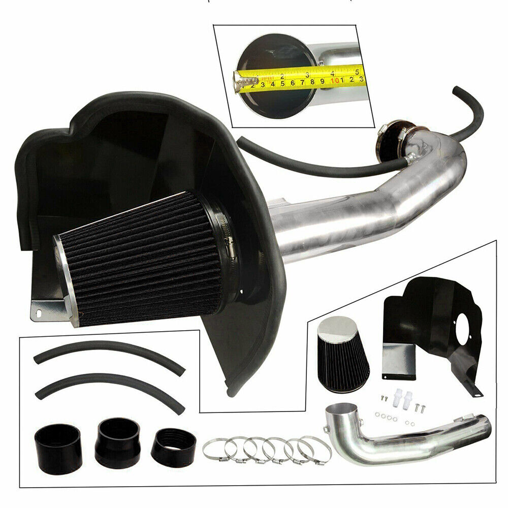 Cold Air Intake Filtro Deportivo de Aire Alto Flujo Chevrolet GMC Silverado Sierra Tahoe V8 5.3L/6.2L 2014-2018 Aumento Potencia