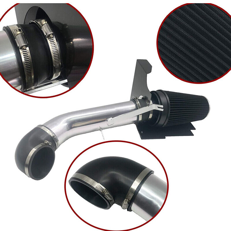 Cold Air Intake Filtro Deportivo de Aire Alto Flujo Chevrolet 4.8L 5.3L 6.0L 2009-2013 Silverado Sierra Tahoe Yukon Aumento Potencia HP