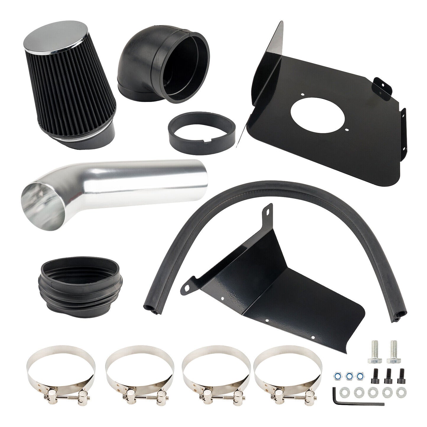 Cold Air Intake Filtro de Aire Deportivo Alto Flujo Chevrolet LS 4.8 5.3 6.0 2008 A 2009 Silverado Sierra Tahoe Yukon Aumento de Potencia HP