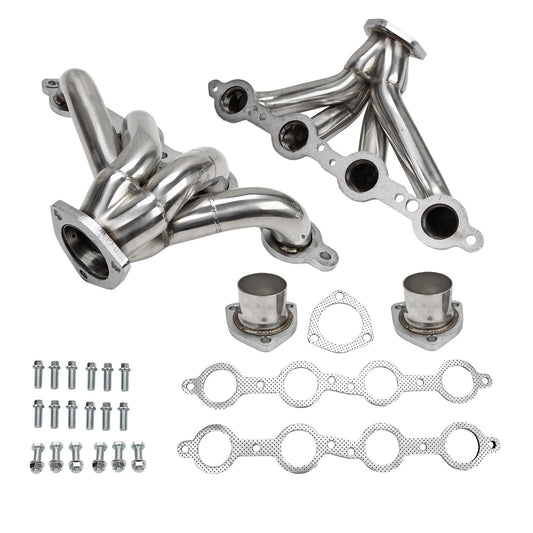 Headers Chevrolet Swap Conversion LS 4.8 5.3 6.0 6.2 - Huggers Acero Inoxidable