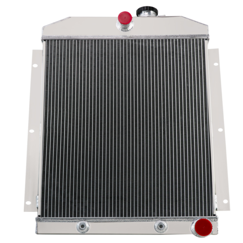 Radiador Aluminio 3 Filas Chevrolet 1947 1948 1949 1950 1951 9152 1953 1954 V8 6L - Tolva de Aluminio con ventiladores incluidos
