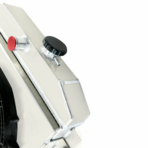 Radiador Aluminio 3 Filas Chevrolet 1947 1948 1949 1950 1951 9152 1953 1954 V8 6L - Tolva de Aluminio con ventiladores incluidos