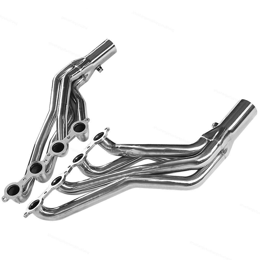 Headers Escape Largos Chevrolet/GMC Silverado Sierra Tahoe 5.3 6.0 4.8 2000-2014 - Colector Largo Deportivo