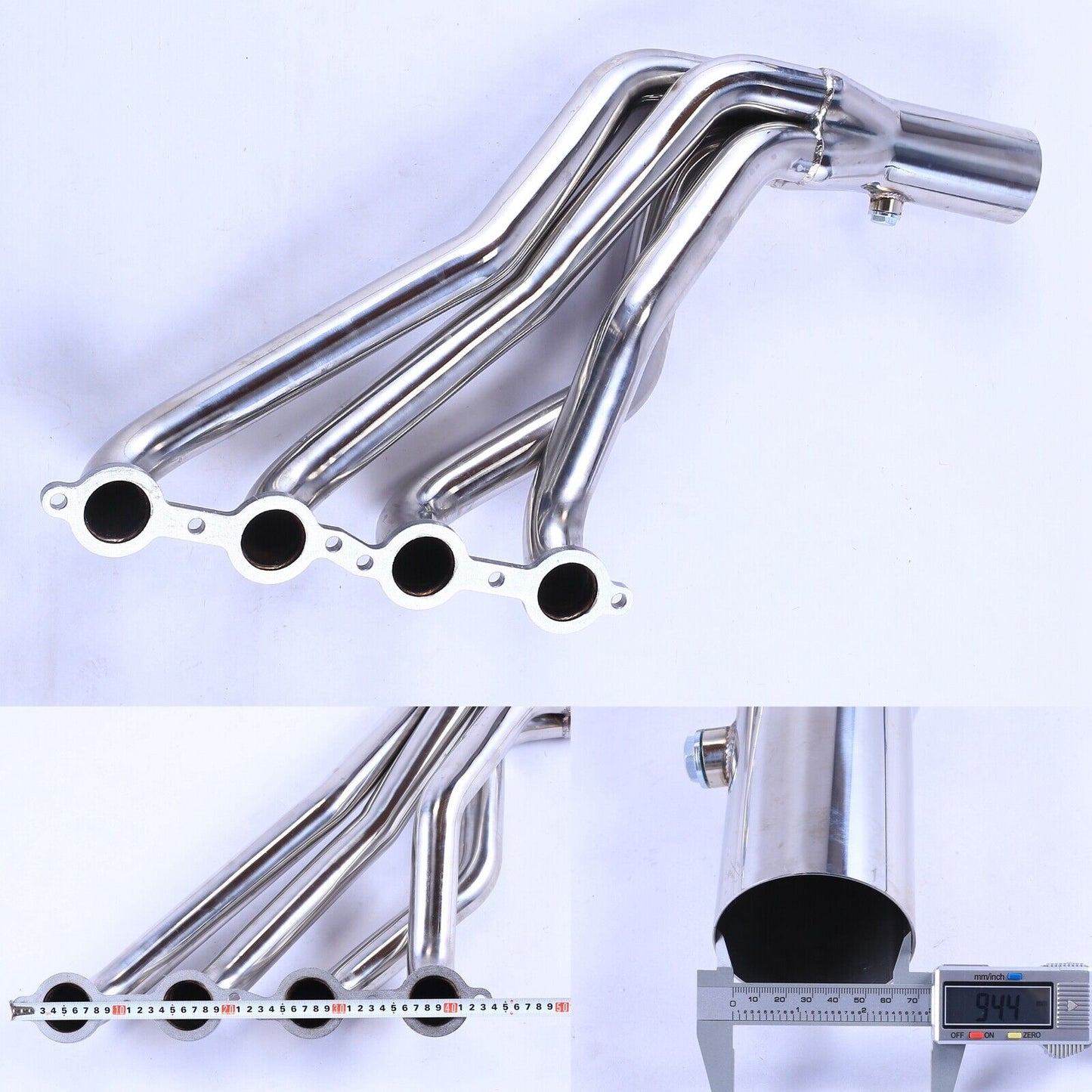 Headers Escape Largos Chevrolet/GMC Silverado Sierra Tahoe 5.3 6.0 4.8 2000-2014 - Colector Largo Deportivo