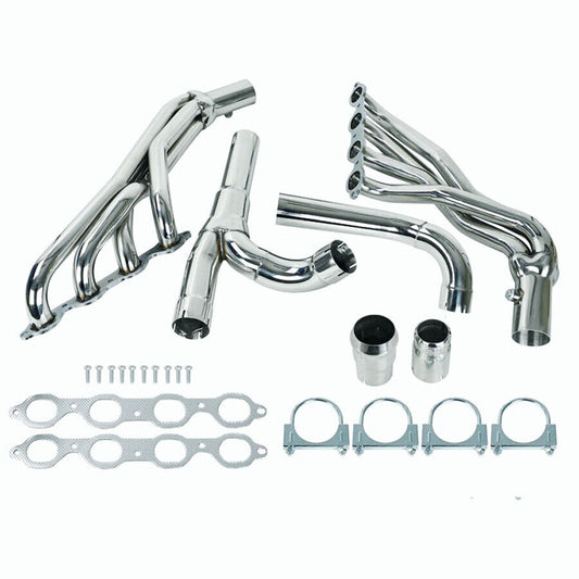 Headers Escape Chevrolet/GMC Silverado/Sierra 2014-2018 5.3L 6.2L - Colector Deportivo con Tubería