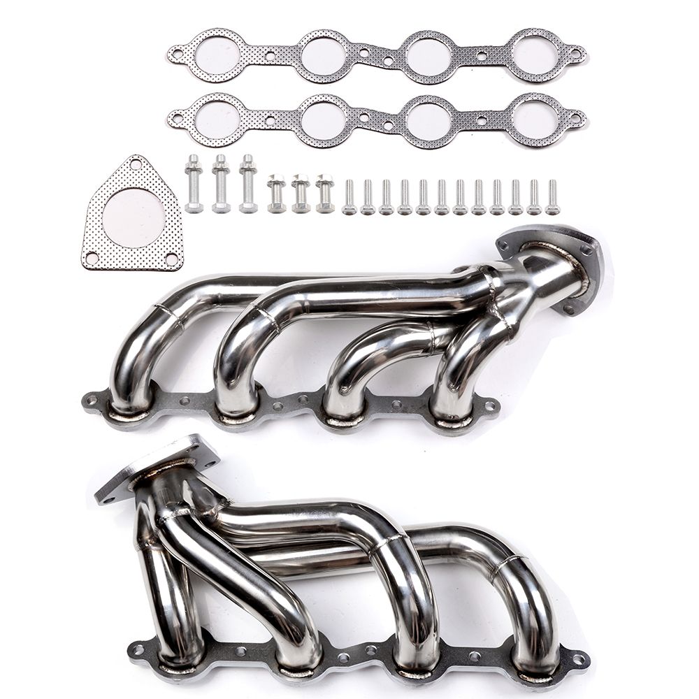 Headers Escape Chevrolet/GMC Silverado Sierra Tahoe Yukon 2000-2014 5.3 6.0 4.8 V8 - Cabezales Escape Deportivos