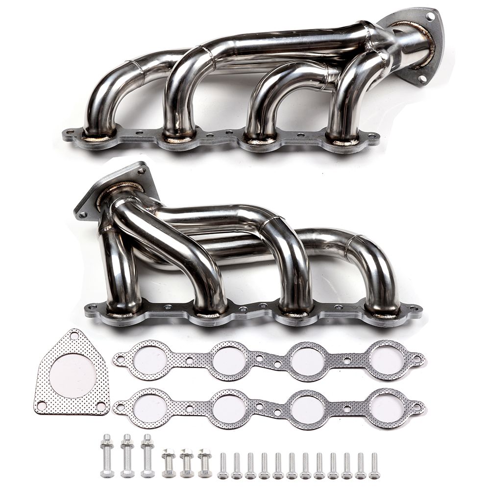 Headers Escape Chevrolet/GMC Silverado Sierra Tahoe Yukon 2000-2014 5.3 6.0 4.8 V8 - Cabezales Escape Deportivos