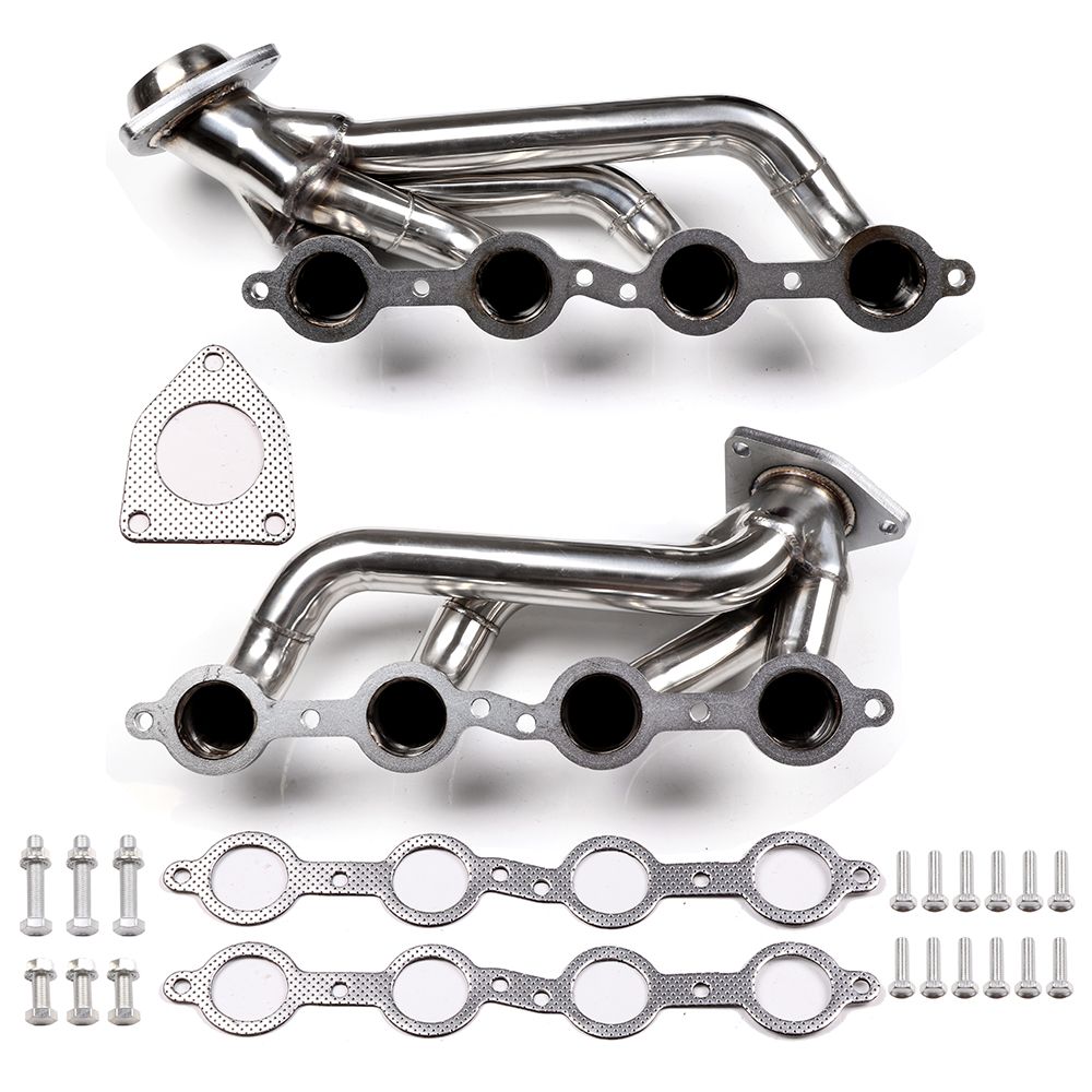 Headers Escape Chevrolet/GMC Silverado Sierra Tahoe Yukon 2000-2014 5.3 6.0 4.8 V8 - Cabezales Escape Deportivos