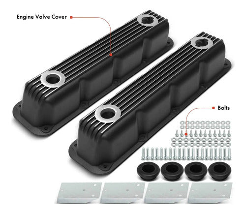 Tapas de Punterías Aluminio Con Aletas Con Respiradero Dodge Jeep Ram Dakota Durango 5.2
