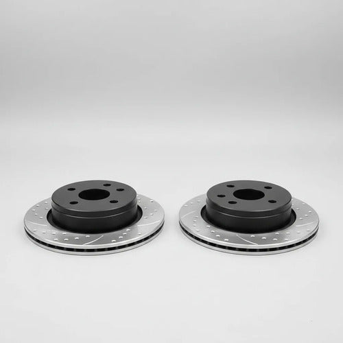 Discos Freno Traseros Ranurados Ram 1500 Dodge 2002-2023