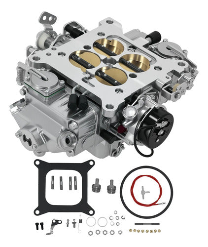 Carburador 4 Gargantas 650 Cfm Choke Eléctrico Doble Entrada Ford 289 302 351 Mustang