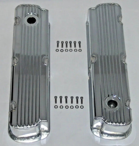 Tapas de Punterías Aluminio Altas Con Aletas Fabricadas Ford 289 302 351W Windsor