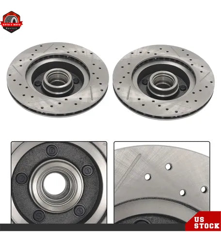 Kit Frenos Discos Ranurados Ford Mustang Ii 1974-1978