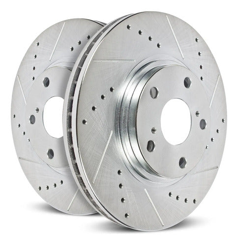 Discos Freno Delantero Powerstop Chevrolet Camaro Ranurados