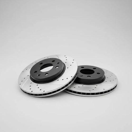Discos Freno Delantero Ranurados Ford Mustang 2005-2014