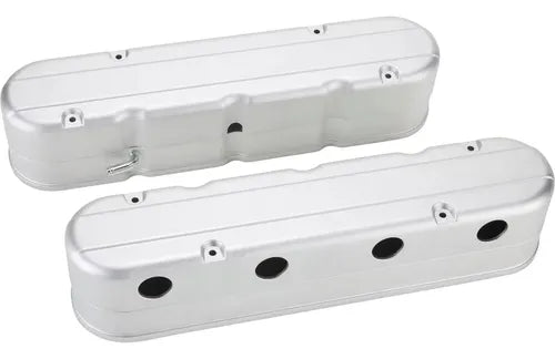 Tapas de Punterías Aluminio Lisas Con Base de Bobinas LS Chevrolet GMC 4.8 5.3 Silverado