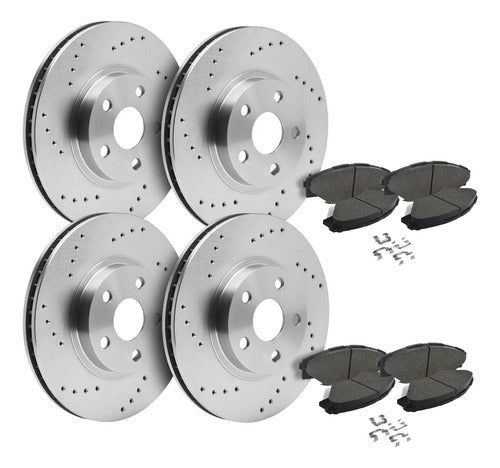 Kit Frenos Perforados Volkswagen Beetle Jetta 2011-2018