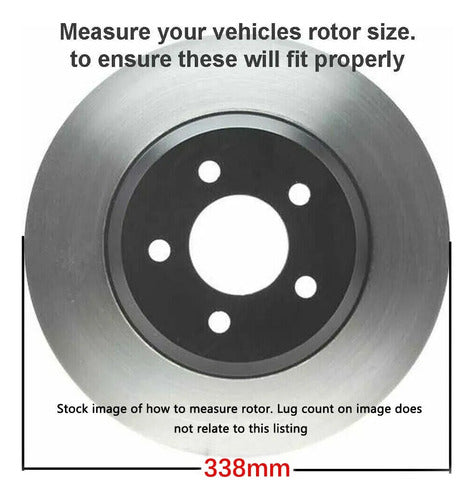 Discos Freno Ranurados Lexus Gx470 Toyota 4runner 2003-2009