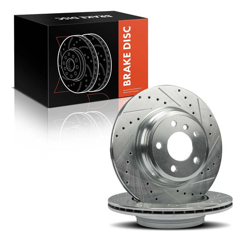 Discos Freno Traseros Perforados Bmw 330i 335i 430i 440i
