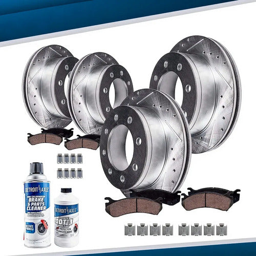 Kit Frenos Discos Ranurados Dodge Ram 2500 3500 2009-2018